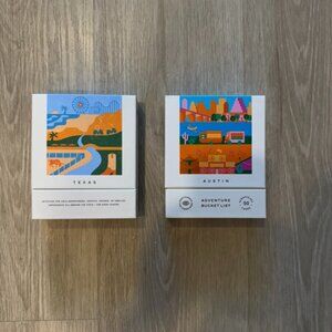 The Adventure Challenge Texas + Austin Bucket List Cards NEW $130 Retail Bundle